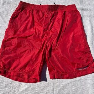 Ralph Lauren Polo Sport Red Nylon Swim Shorts